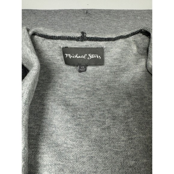Michael Stars cozy Cotton Silk Blend‎ open cardigan sweater size XS Gray - Picture 7 of 7